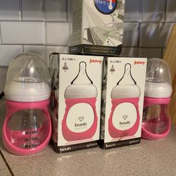 Boob Diamond Glass Bottles $10 Ea Or All 6- $45