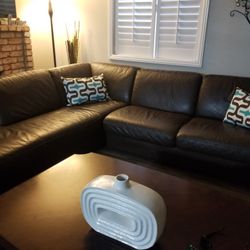 Leather Esagonal Sofa 