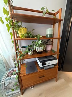 West Elm, Mid-Century Bookshelf w/ Drawer (38")