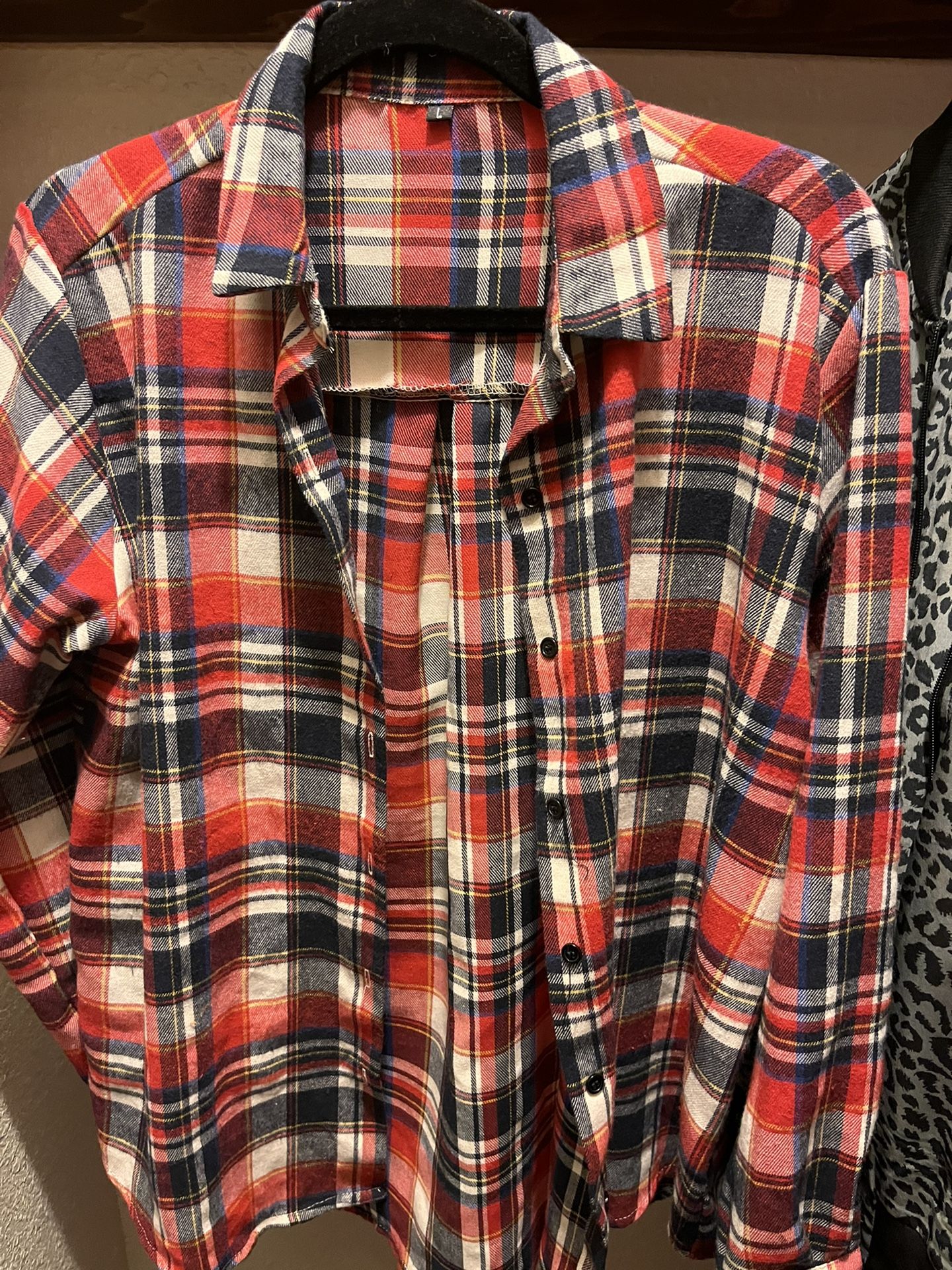 plaid shirt