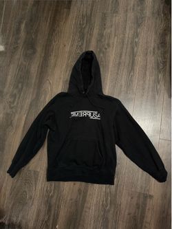 Supreme USA Black Hoodie Size Medium