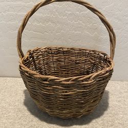 Vintage Hand Woven Basket
