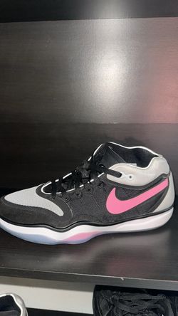 Nike Air Zoom GT Hustle 2 Black Platinum White Sneakers DJ9405-004 Men's Size 10.5 NEW