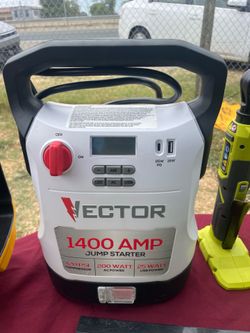 VECTOR 1400 Amp Jump Starter, Compressor, USB and AC Power