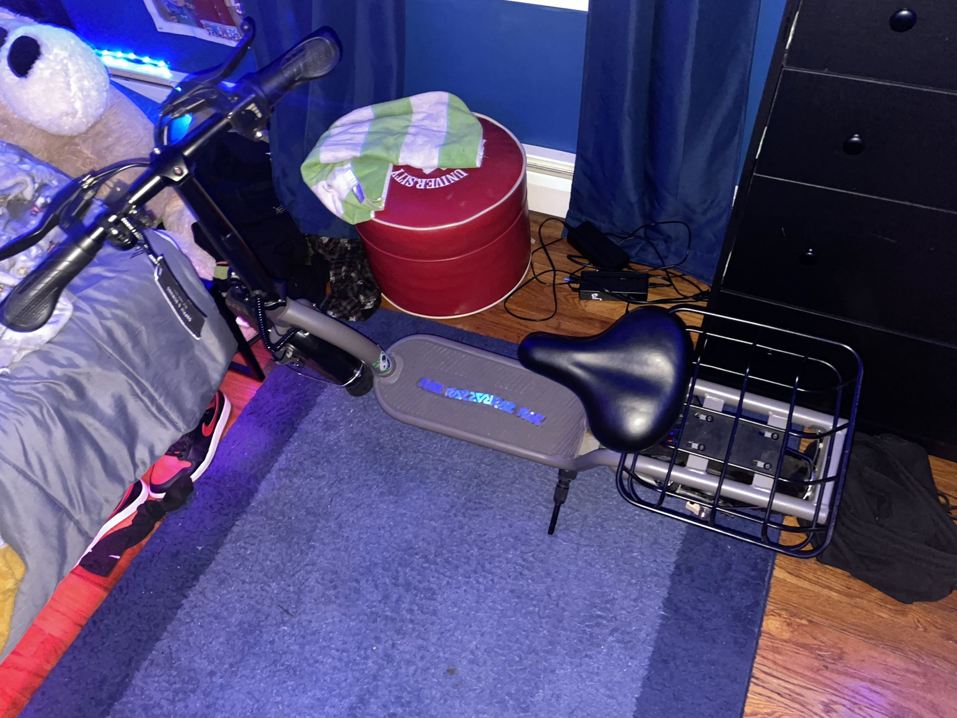 electric scooter with seat