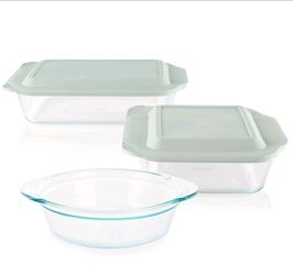 Pyrex 5-Piece Deep Glass Baking Dish Set $19.99
