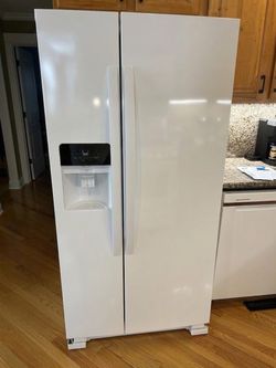 White fridge nice and clean