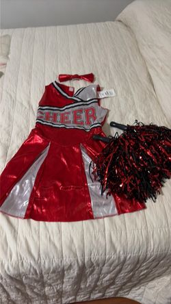 Cheerleader Costume with Pom Poms