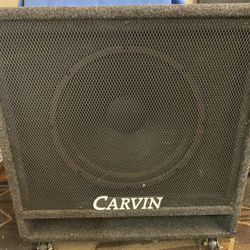 Carvin 1x15 Bass cab. 1980’s with the “Gray carpet” 