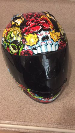 Icon dia de sales los muertos helmet