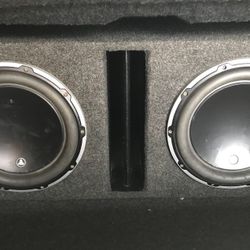  2- JL Audio 12w6 Subs In Bow With Grilles ( Not Pictured)