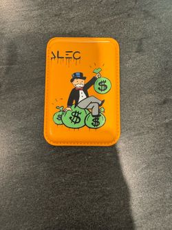 Alec monopoly magnetic card wallet