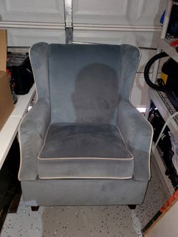 Comfortable Blue Rocking Chair