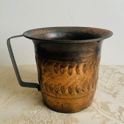 Early 20th Century Antique Jewish Ritual Cup for Washing Hands - Netilat Yadim