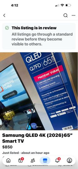 Samsung QLED Q7FD 65" 4K Smart TV