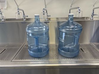 (2) 5-Gallon PC USA Bottles
