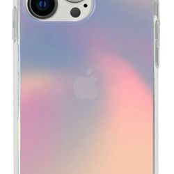Shiny Iridescent Case Designed for iPhone 13 Pro/Cute Fashion Holographic...