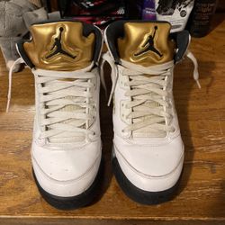 air jordans 5 retro metallic gold