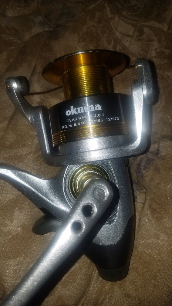 Okuma Avenger Abf 80b Baitfeeder Spinning Reel