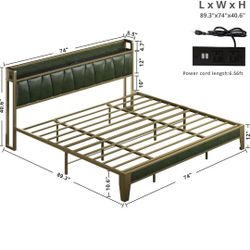 California King Bed Frame $100