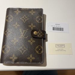 Louis Vuitton Small Ring Agenda Cover R20005