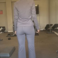 Lavender Active Set , Pants With Jacket 