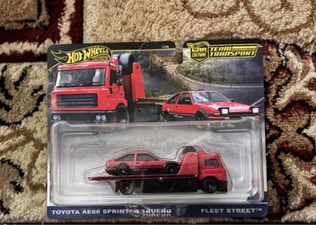 Hot Wheels Team Transport Toyota AE86 + Toyota Off Road Truck Bundle