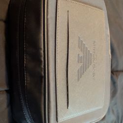 Emporio Armani Fragrances Grey Designer Bag + Men’s Travel Bag Set
