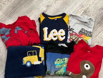 Lee and Super Mario Boys' Graphic T-Shirt Bundle