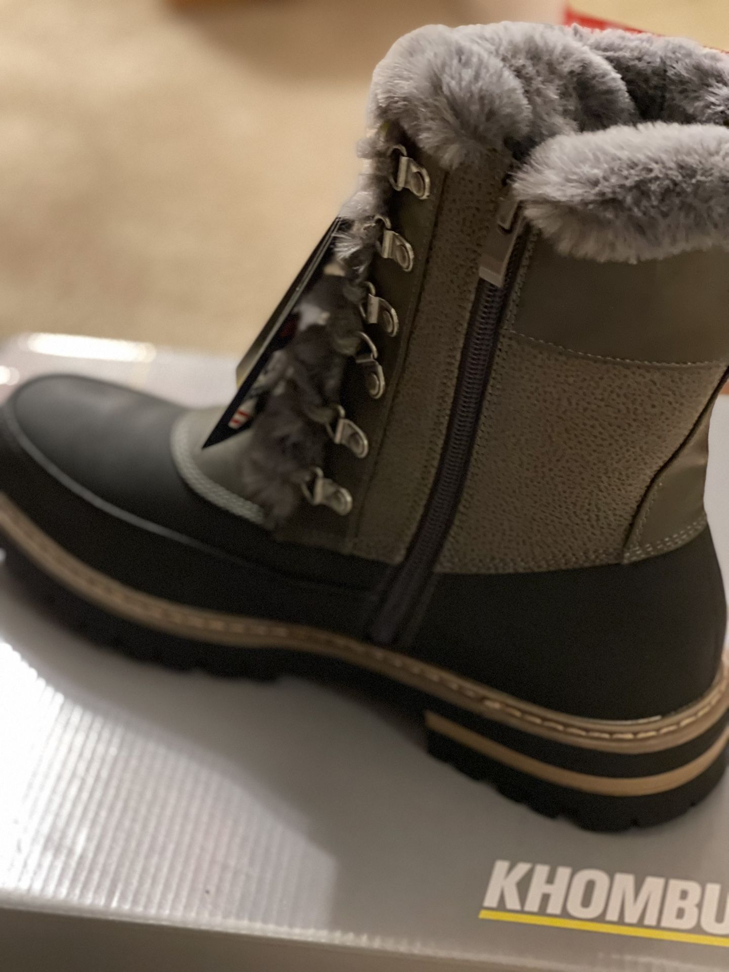 KHOMBU Kinsley faux fur boot