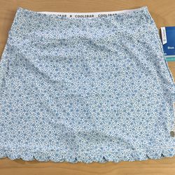 Womens coolibar SEA FAN SCALLOP SKORT size med