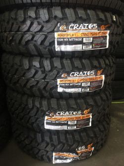 Llantas nuevas de lodo R16