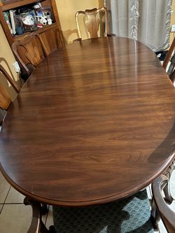 Wood Dining Table with Chairs