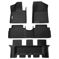 New in the box orealtrend Car Floor Mats Compatible with Hyundai Santa FE 6/7 Seats 2013-2018 / XL 7 Seats 2019 Floor Liners All Weather Guard Spill P