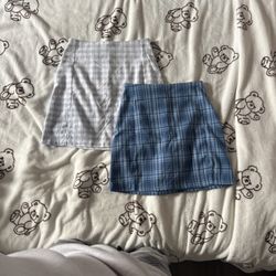 Brandy Melville & John Galt Plaid Skirts