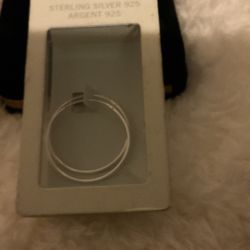 Sterling Silver Hoop Earrings 