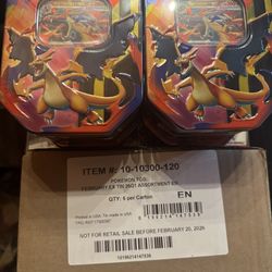 Pokemon TCG Charizard Y & X Tins