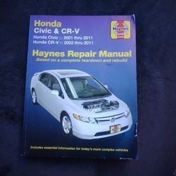 Honda  CRV/Civic Haynes Manual