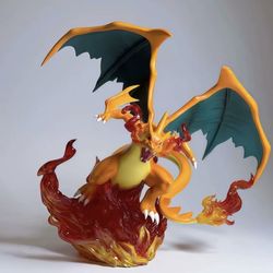 Pokemon Anime Figure Mega Charizard Action Figure Pvc Collection Model