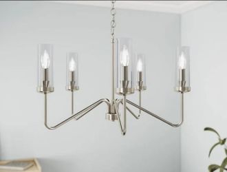allen + roth Lewis 5 Traditional Chandelier