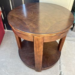 Wood End Table 