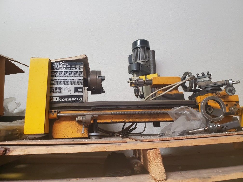 Emco compact 8 lathe