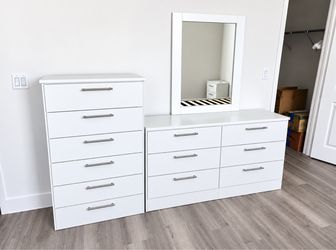 Dresser whit mirror and chest - Cómoda con espejo y Gavetero