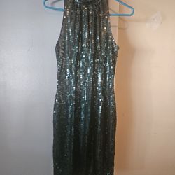 Emerald Green Sequin Dress Women's Size 8