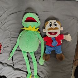 Kermit The Frog And Marvin SML Puppets 