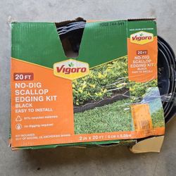 20 Ft  No-dig Plastic Landscape Edging Kit 