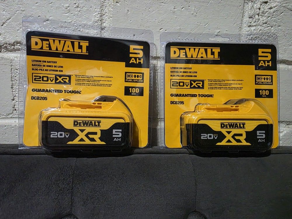 Paquete de Bateria dewalt 5.0 AH Precio firme