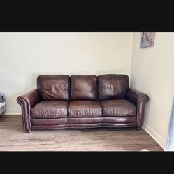 Leather Couch used good condition