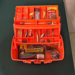 2 Tray Tackle Box Loaded