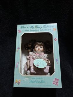 Original Barbara Lee "That's My Baby Collection" Petite Porcelain Doll - Limited Edition